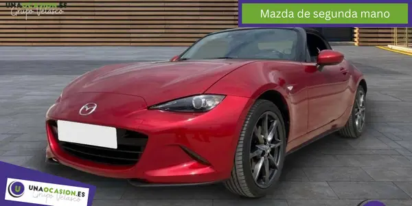 Coche de segunda mano Mazda rojo en oferta